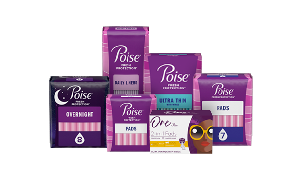 Poise Impressa Women's Incontinence Bladder Support for Women, Bladder  Control, Size 1, 8ct 