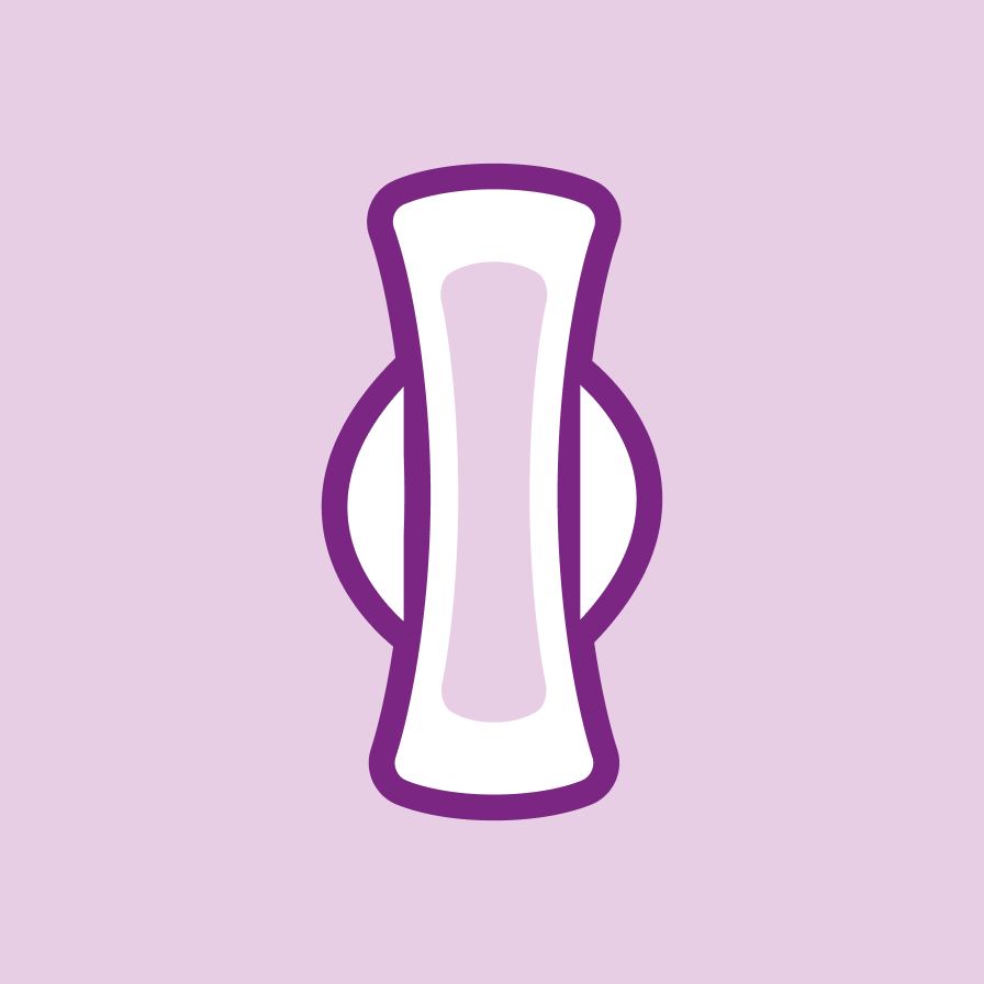 Poise® Bladder Leaks, Heavy 2-in-1 Pads Feature: Stay in Place Wings