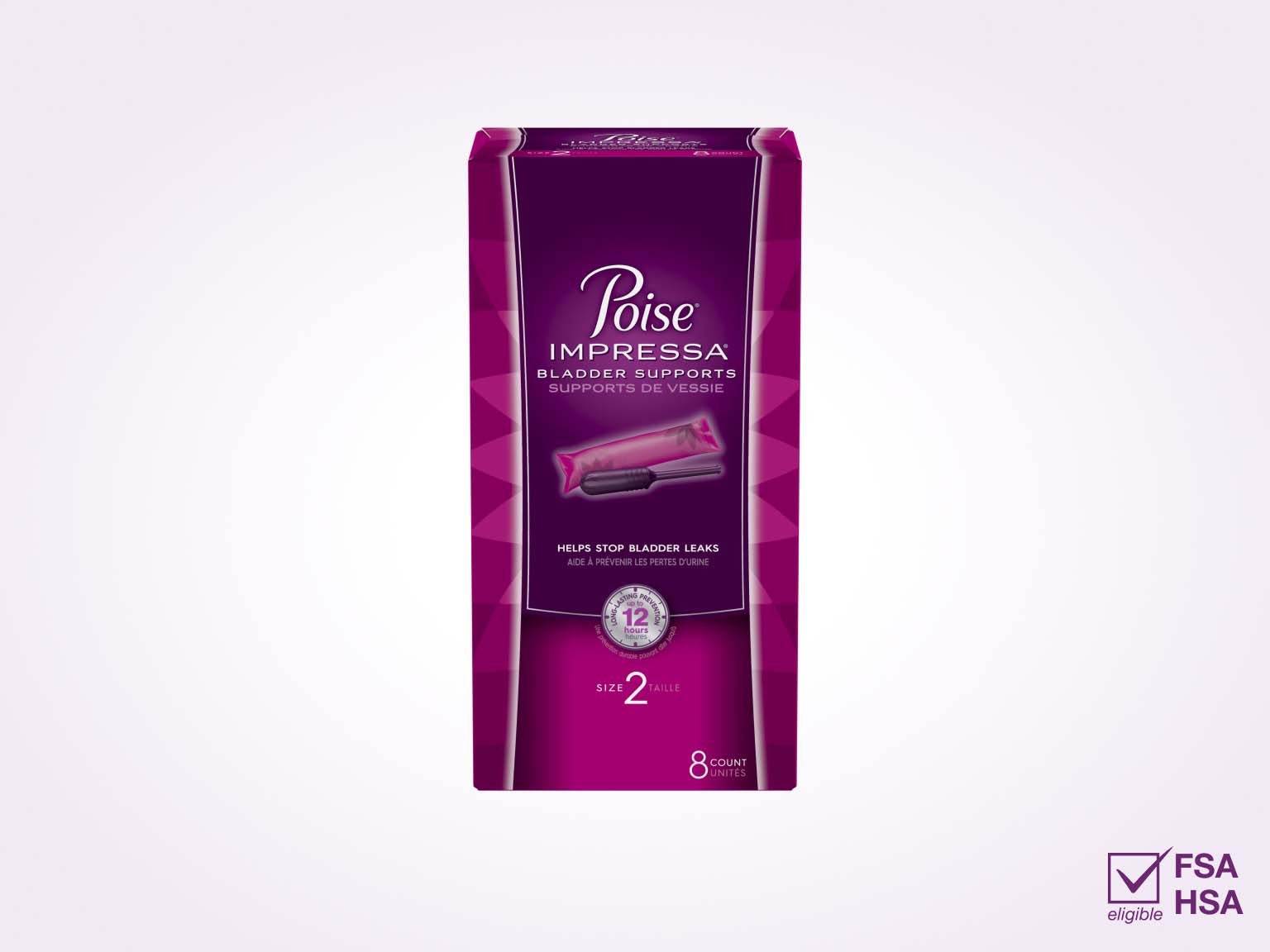 Poise® Bladder Leaks, Impressa® Single Packs - Size 2