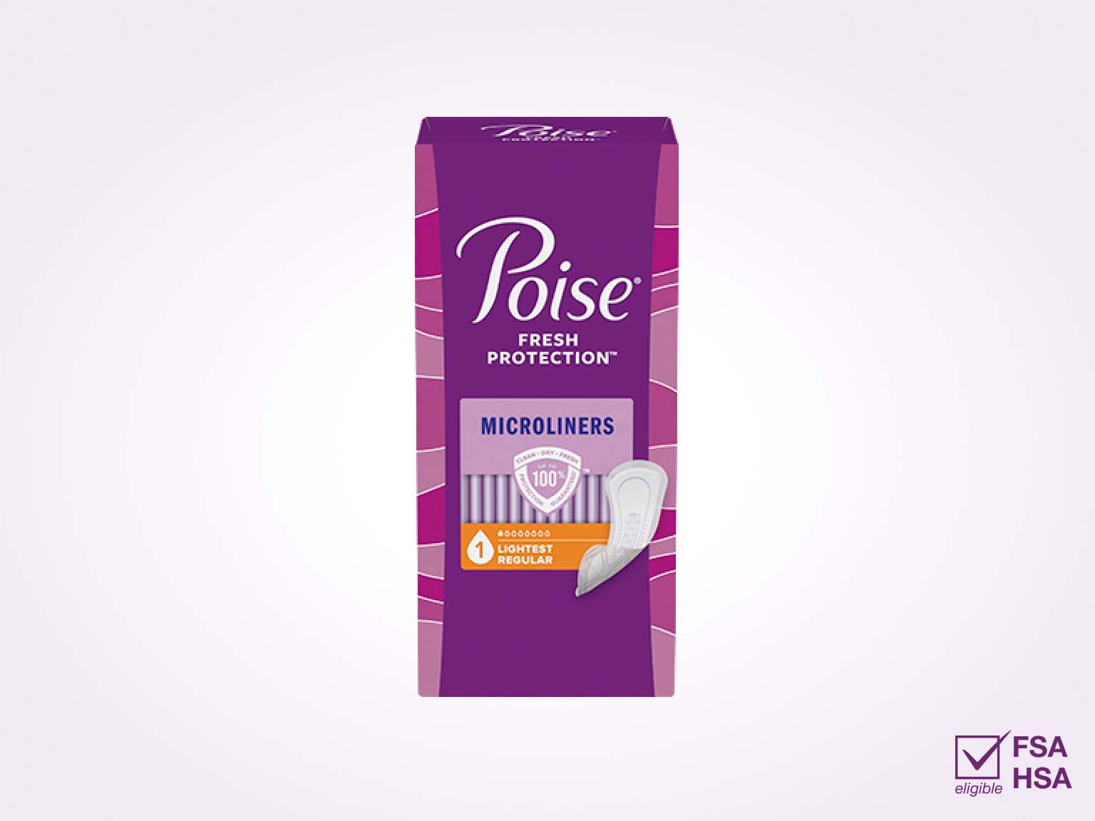 Poise shop panty liners