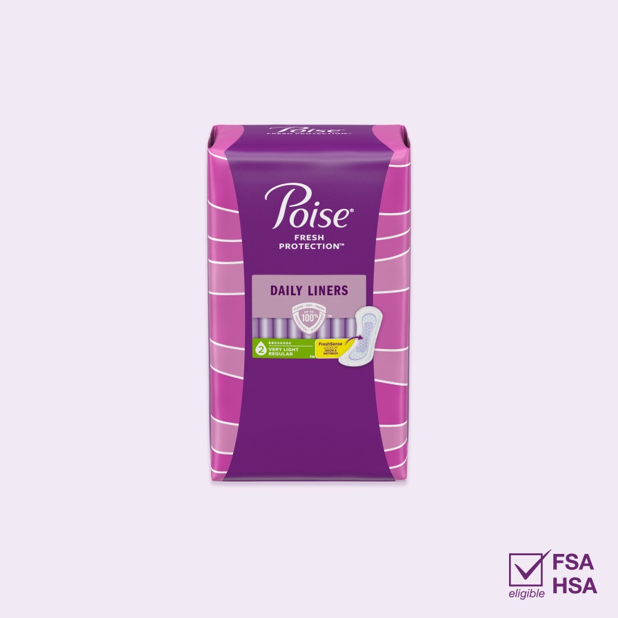 Poise panty liners discount