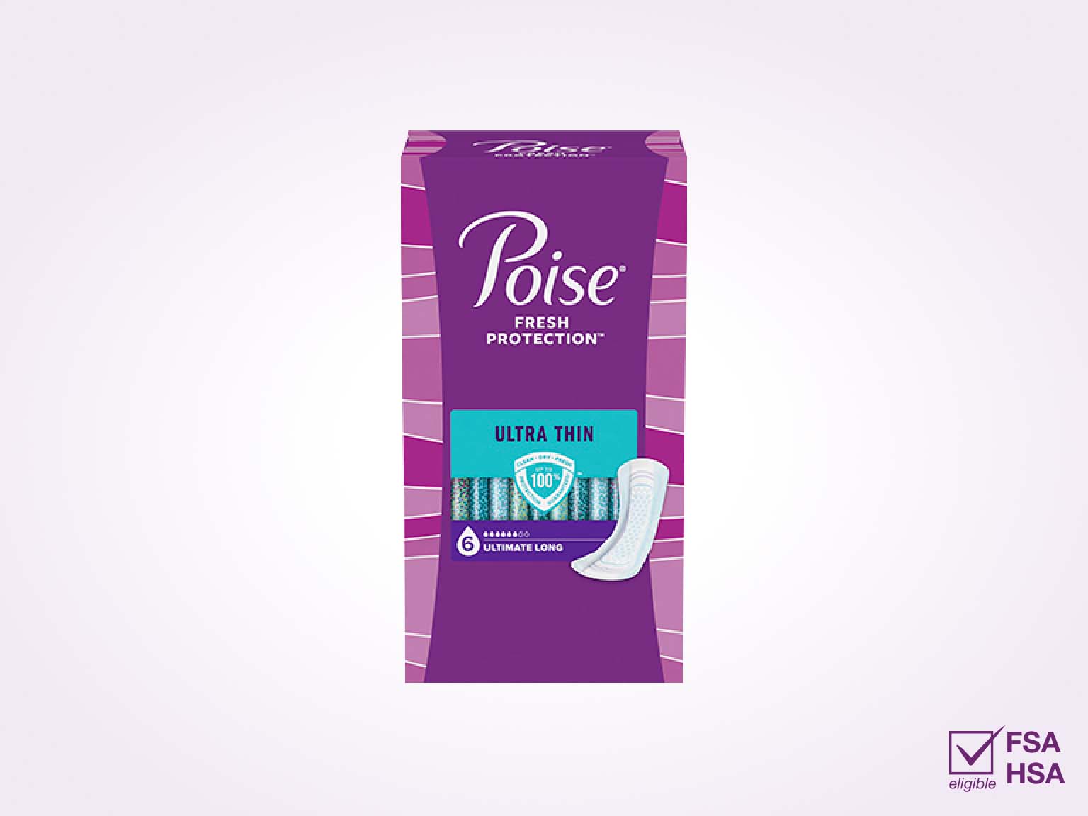 Poise Bladder Control Panti Liners Pad - 8.5 Inch Length